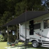 vidaXL Vodoodporna tarp Siva in oranžna 460 x 240 cm | Shoptok.si