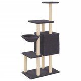  Penjalica za mačke sa stupovima za grebanje tamnosiva 131 cm | shoptok.hr