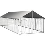 vidaXL Vanjski kavez za pse s krovom 600 x 200 x 150 cm Cijene