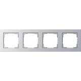 Gira pokrovni okvir 4f.aluminij E2 021425, (20858293) Cene