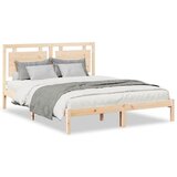 Maison Chic Daljši Posteljni okvir - Dvoposteljna postelja - Zakonska postelja brez vzmetnice 160x220 cm trden les, (21694938) Cene
