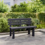  Vrtna klupa antracit 110 x 52 x 71 cm od polipropilena | Eponuda.com