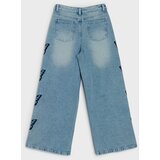 Sinsay Wide leg traperice s visokim strukom s vezenim leptirima | shoptok.hr