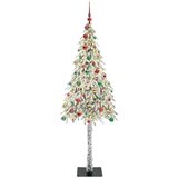 vidaXL Božično drevo med 300 LED z stojalom Bela 210 cm PE in jeklo | Shoptok.si