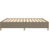  Okvir za krevet s oprugom smeđesivi 160x200 cm od tkanine | shoptok.hr