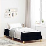  s opruga kutije s madracem Crna 90 x 200 cm tkanina | shoptok.hr