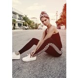 Urban Classics ladies side check leggings blk/chess Cene