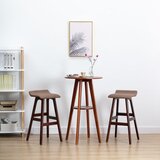 vidaXL Barski stoli 2 kosa taupe blago | Shoptok.si