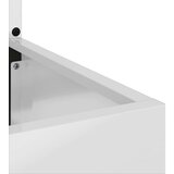 vidaXL Vrtni Sadič s Dekorativnom Pločom Srebrno 32 x 140 cm | shoptok.hr