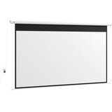 Nesta Električno projekcijsko platno 266 x 149 cm, razmerje 16:9, z daljinskim upravljalnikom, za domači kino in predstavitve, kovina, belo, (5000493981) | Shoptok.si