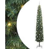vidaXL Umestno božično drevo Zelena 270 cm PVC in Jeklo in Plastika | Shoptok.si