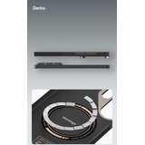 Benks Montage Magnetic Armor Air Kevlar maska ​​s metalnim okvirom za Samsung Galaxy S26 crna | shoptok.hr
