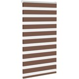 Zebra zavjesa Smeđa 85x100 cm Širina tkanine 80,9 cm Poliester | Shoptok.si