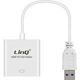 LINQ USB 3.0 moški na VGA ženski kabel/adapter, - bel, (21262178) Cene