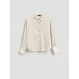 Reserved LADIES` SHIRT - krem | shoptok.hr