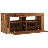 vidaXL TV ormarić LED boja staro drvo 90x35x40 cm konstruirano drvo | shoptok.hr