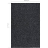  Dugi tepih za hvatanje nečistoće 100 x 150 cm antracit | shoptok.hr