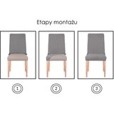  Navlaka za stolicu od spandexa, crna | shoptok.hr