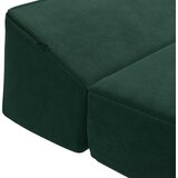 SOFA na razvlačenje Tamnozelena 200 x 70 x 10 cm Baršun | shoptok.hr