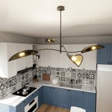  Luster na šipci LOTUS 4xE14/10W/230V crna/zlatna | Eponuda.com