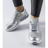 Gemre Gray sneakers with decorative stitching Facondo | Shoptok.si