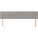  Uzglavlja 2 kom svjetlosiva 90x7x78/88 cm od tkanine | shoptok.hr