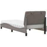  Krevet s madracem smeđesivi 90x200 cm od tkanine | shoptok.hr