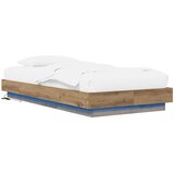  Krevetna konstrukcija s LED svjetlom Hrast artisan 80 x 200 cm | shoptok.hr