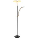 Globo 58909B - LED prigušiva stojeća lampa TIRANA 40W/230V + 5,5W crna | Eponuda.com