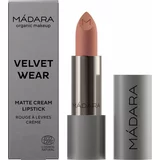 MÁDARA Organic Skincare velvet wear matte cream lipstick - 34 whisper