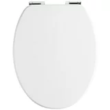 CAMARGUE WC daska Malik (Samospuštajuća, Drvo, Može se skinuti, Bijele boje)