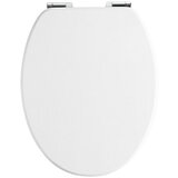 CAMARGUE WC deska Malik (z mehkim zapiranjem, les, bela) | Shoptok.si