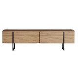 Hanah home Hanah Kućna TV komoda Luxe, 180x30x50 cm, Hrast | Eponuda.ba