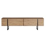 Hanah home tv polica luxe atlantic pine black | ePonuda.com