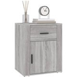  Noćni ormarić siva boja hrasta 50x36x60 cm konstruirano drvo | shoptok.hr