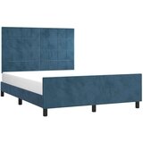  Za krevet s uzglavljem tamnoplavi 140x190 cm baršunasti | shoptok.hr