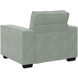 SOFA fotelja svijetlosiva 100x78x84 cm baršun | shoptok.hr