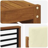  Set vanjskih sofa 7 kom. Prirodna i krem Poliester | shoptok.hr