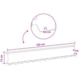  Ograda oko Travnjaka 10 kom. 102 x 15 x 4 cm Čelik Antracit - Antracit 10 15 cm | shoptok.hr