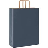  Papirnate vrećice 250 kom s ručkama plave 32x12x42 cm | shoptok.hr