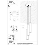 Nice Lamps Ciglasta viseća svjetiljka ø 19,5 cm Castro – | shoptok.hr