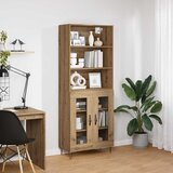  Highboard 2 kom. Umjetnički hrast 69,5 x 34 x 180 cm | shoptok.hr