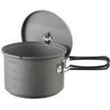 Cookset with alcohol burner Pot 1.5 L Aluminium, Black