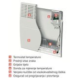  Električni stenski grelnik ATLANTIC F120 PR 2500W, zaslon | Shoptok.si