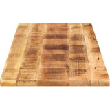  Ploča za stol 140x50x2,5 cm pravokutna masivno grubo drvo manga Slike