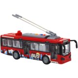  Trolleybus Bus 1:16 Lights Sounds Drive Red | shoptok.hr