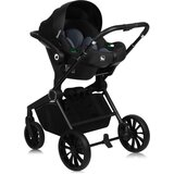 Lionelo dječja kolica Mika Plus 3u1, Black Onyx | shoptok.hr