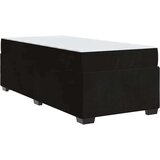 vidaXL Posteljni okvir z vzmetnico Drugo Črna 80 x 200 cm Žamet | Shoptok.si