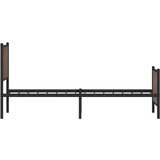 vidaXL Metalni okvir kreveta s uzglavljem i podnožjem 80 x 200 cm | shoptok.hr