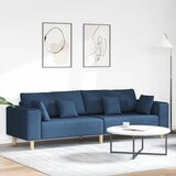 SOFA s jastukom Plava 250 x 77 x 76 cm tkanina | shoptok.hr